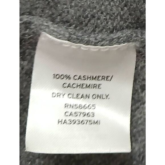 Halogen womens xlarge 100% cashmere turtleneck sweater gray - Picture 10 of 10